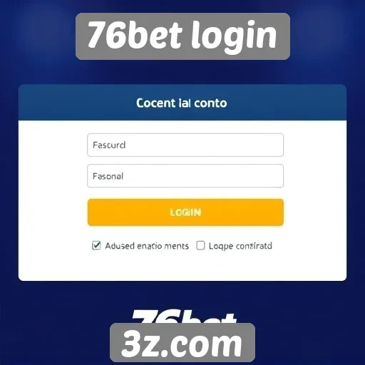 Configuração de conta no 76bet login