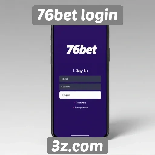 Interface do usuário do 76bet login em dispositivos móveis